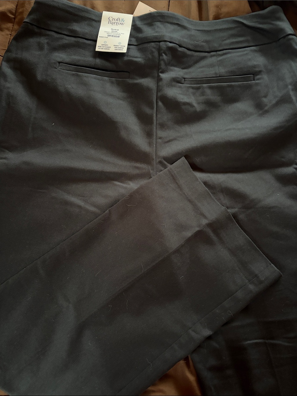 croft & barrow Black Boot Cut Women's Pants